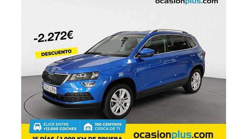 Azul Usado 2021 Skoda Karoq Ambition SUV | 17.046 € (Super precio) - Imagen 1/4