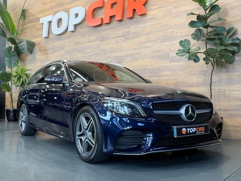 Usado Mercedes C220 194 CV (142 kW) 2021 Azul Familiar