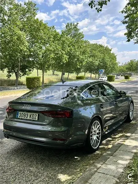 Usado Audi A5 Sportback Sport 218 CV (160 kW) 2017 Gris / plata Utilitario