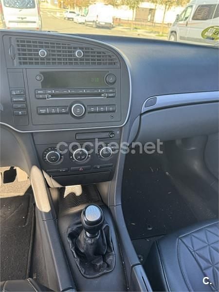 Usado Saab 9-3 Linear 150 CV (110 kW) 2007 Negro Berlina