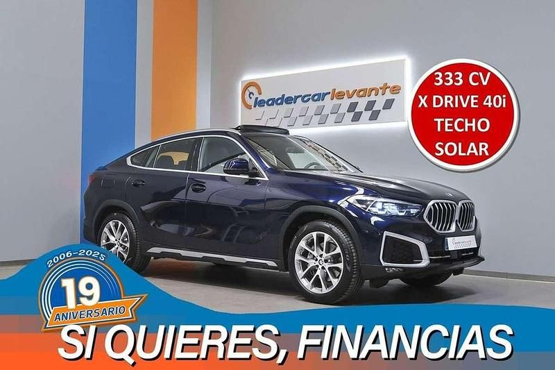 Azul Usado 2021 BMW X6 SUV | 54.900 € - Imagen 1/4
