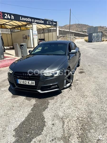Usado Audi A5 Sportback S-Line 190 CV (139 kW) 2015 Gris / plata Utilitario
