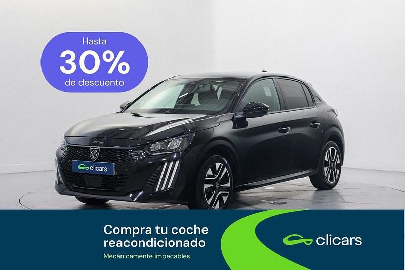 Usado Peugeot 208 Allure 100 CV (73 kW) 2025 Negro Utilitario
