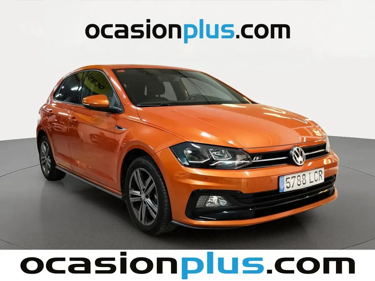 Usado VW Polo Sportline 95 CV (69 kW) 2019 Naranja Utilitario