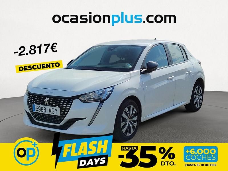 Usado Peugeot 208 Active 100 CV (73 kW) 2023 Blanco Utilitario
