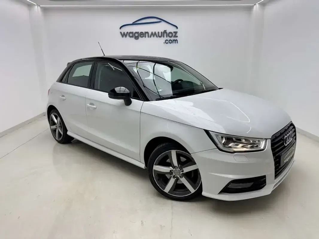 Usado Audi A1 Sportback S-Line 125 CV (91 kW) 2018 Blanco Utilitario