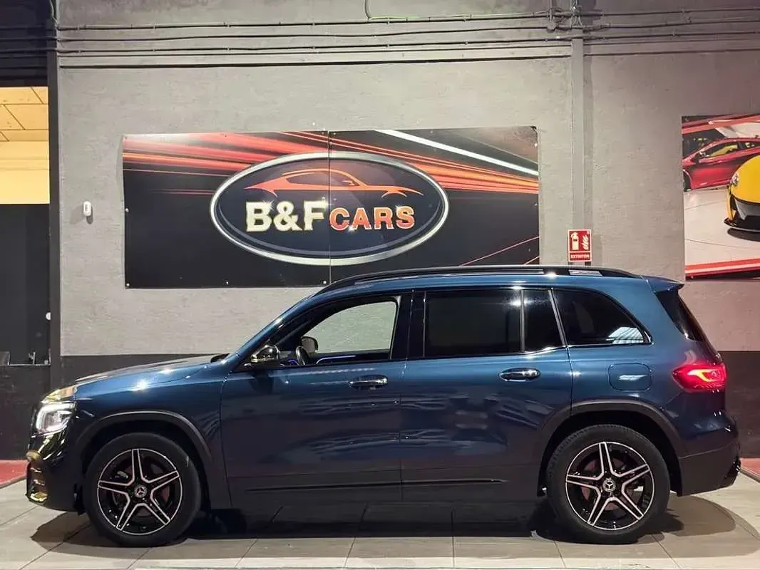 Usado Mercedes GLB200 150 CV (110 kW) 2021 Azul SUV