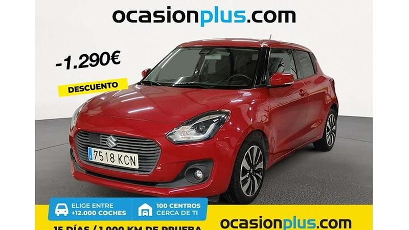 Rojo Usado 2017 Suzuki Swift GLX Utilitario | 13.500 € (Precio justo) - Imagen 1/4