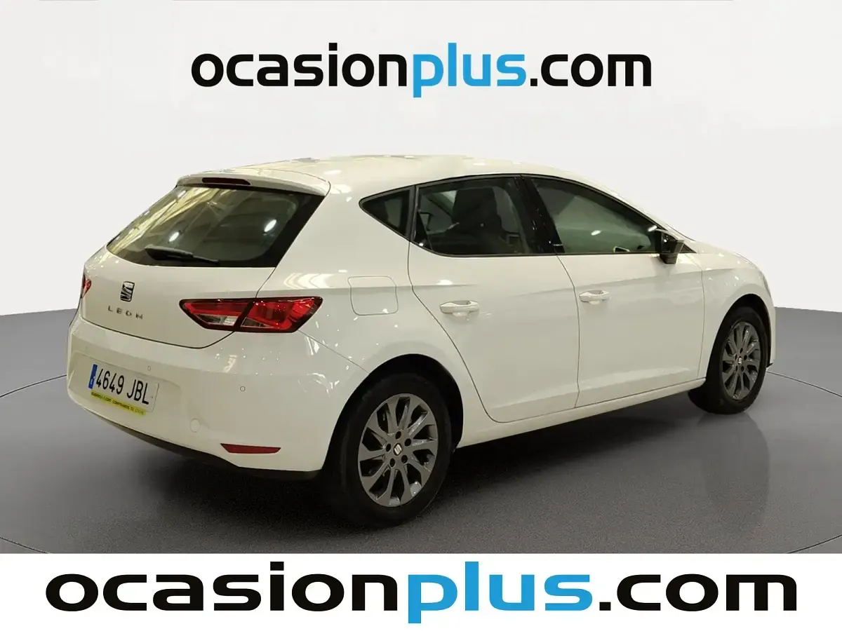 Usado Seat Leon I-Tech 105 CV (77 kW) 2014 Blanco Utilitario