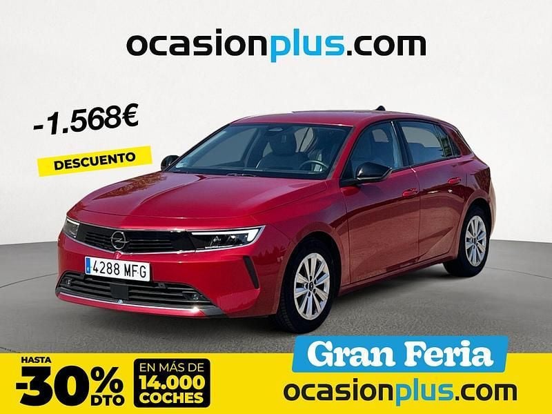Rojo Usado 2023 Opel Astra Edition Berlina | 17.250 € (Buen precio) - Imagen 1/4
