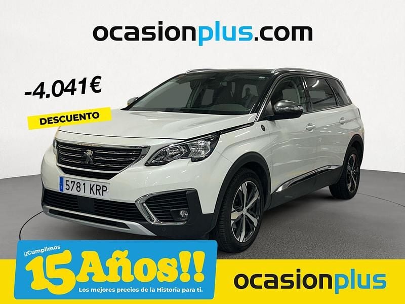 Blanco Usado 2018 Peugeot 5008 Crossway Monovolumen | 18.390 € (Precio justo) - Imagen 1/4