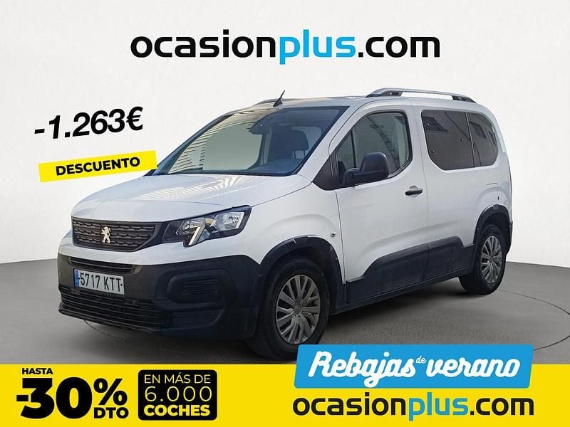 Blanco Usado 2019 Peugeot Rifter Access Monovolumen | 13.900 € (Buen precio) - Imagen 1/4