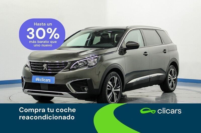 Verde Usado 2019 Peugeot 5008 Allure Monovolumen | 18.890 € (Buen precio) - Imagen 1/4