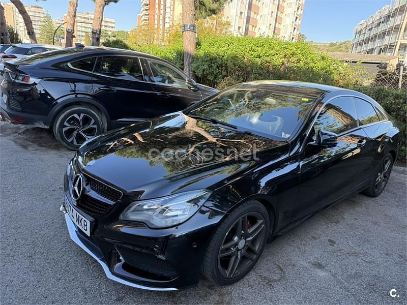 Usado Mercedes E220 170 CV (125 kW) 2015 Negro Coupe