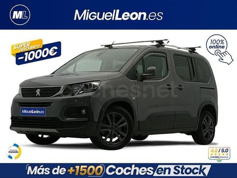 Usado Peugeot Rifter Allure 130 CV (95 kW) 2019 Gris / plata Monovolumen