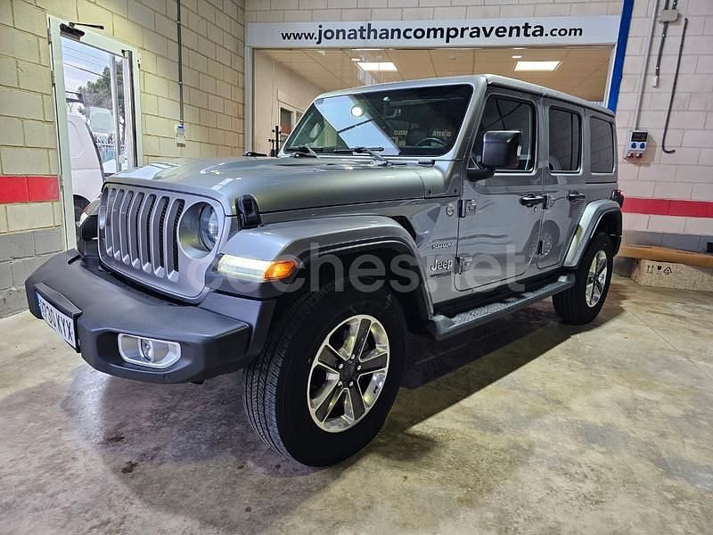 Gris / plata Usado 2019 Jeep Wrangler Sahara SUV | 45.000 € (Buen precio) - Imagen 1/4