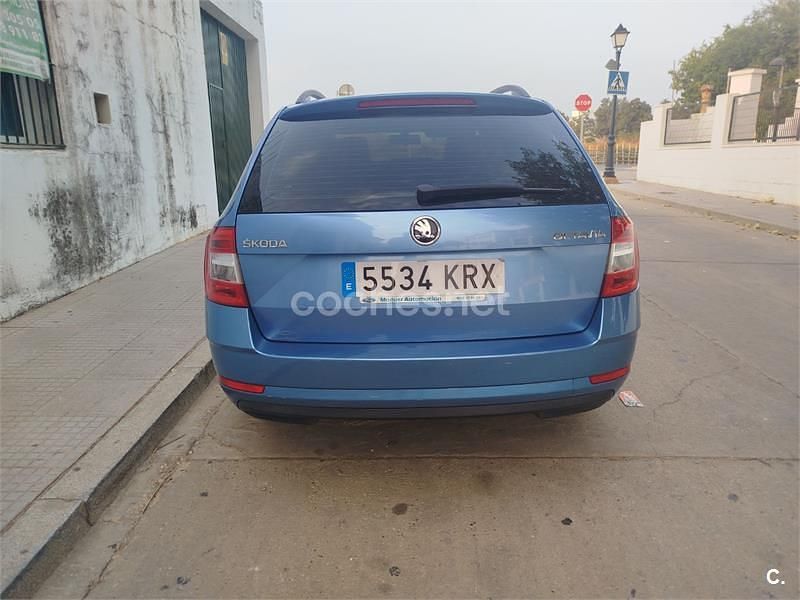 Brugt Skoda Octavia 115 HK (84 kW) 2018 Blå Stationcar