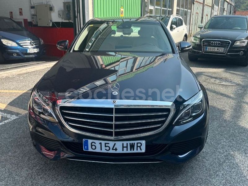 Azul Usado 2014 Mercedes C200 Elegance Berlina | 16.900 € (Un poco caro) - Imagen 1/4
