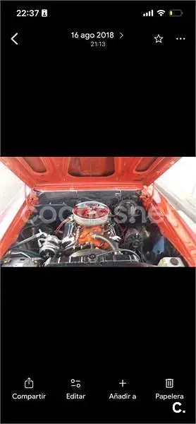 Usado Chevrolet Camaro 193 CV (141 kW) 1997 Gris / plata Coupe