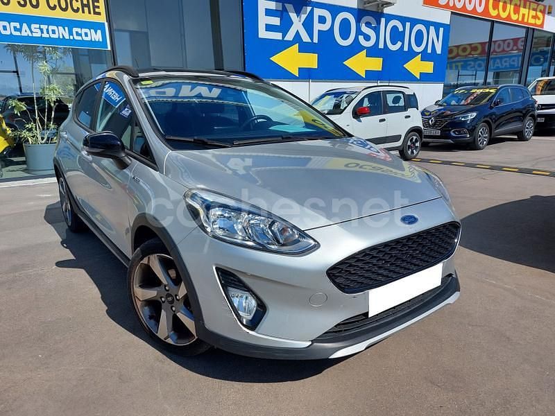 Gris / plata Usado 2019 Ford Fiesta Active Utilitario | 11.390 € (Buen precio) - Imagen 1/4