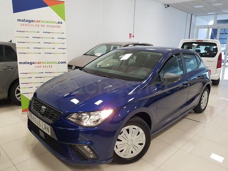 Usado Seat Ibiza Reference 80 CV (58 kW) 2021 Azul Berlina