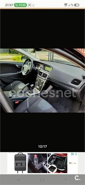 Usado Volvo V40 R-Design Momentum 120 CV (88 kW) 2015 Negro Berlina