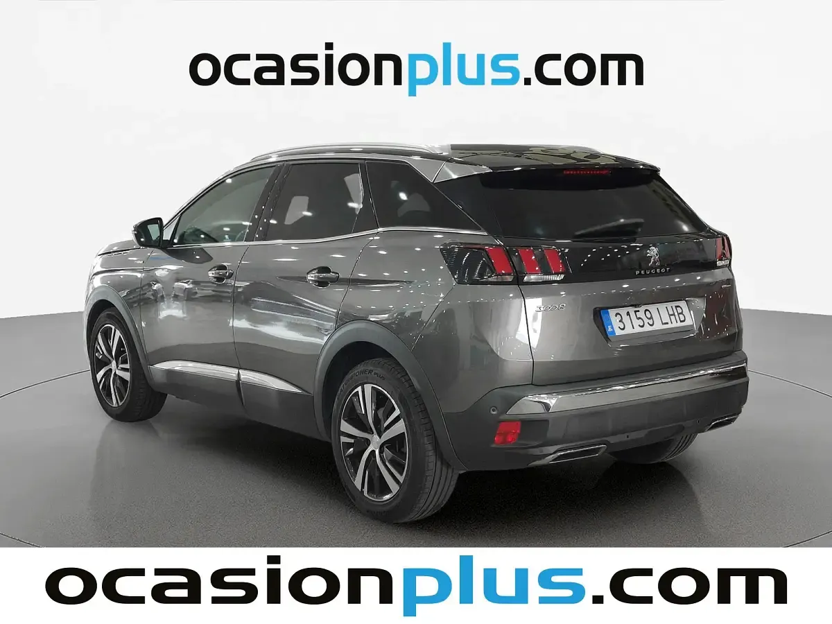 Usado Peugeot 3008 GT-line 131 CV (96 kW) 2020 Gris SUV