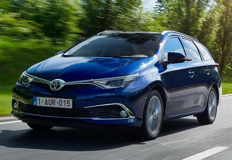 Rojo Usado 2017 Toyota Auris Touring Sports Active Familiar | 10.890 € (Precio justo) - Imagen 1/4