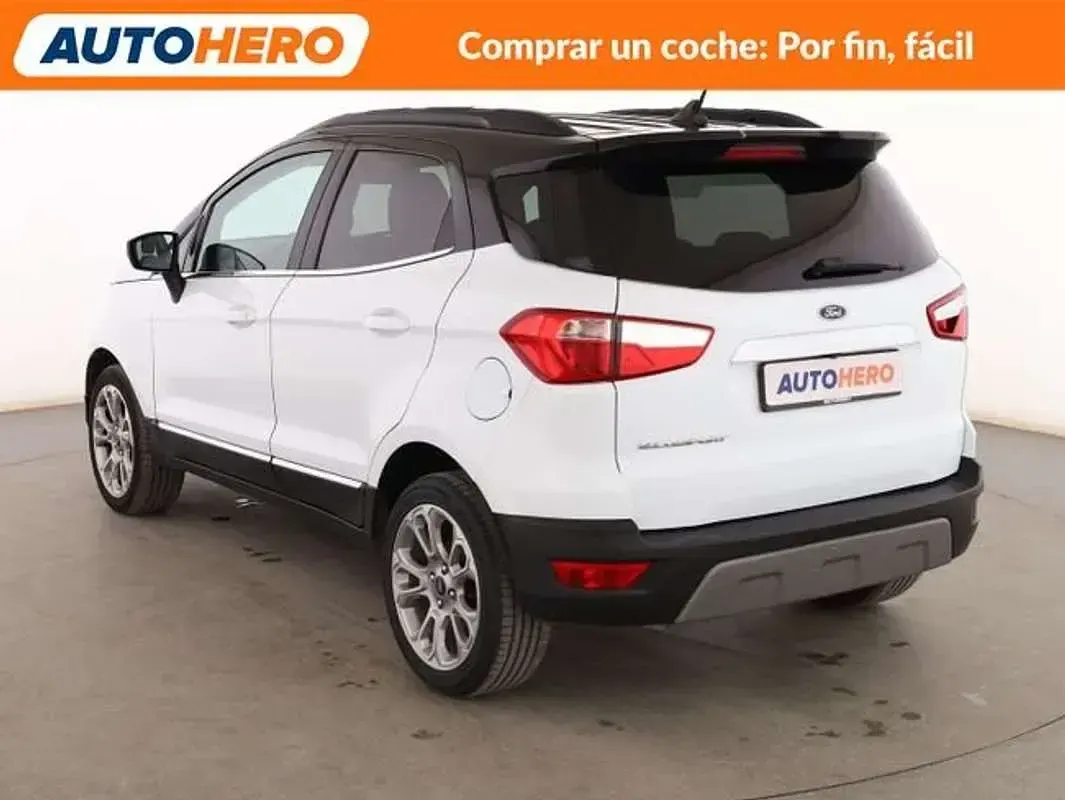 Usado Ford Ecosport Titanium 125 CV (91 kW) 2019 Blanco SUV