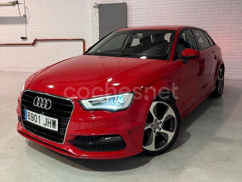 Rojo Usado 2017 Audi A3 S-Line Berlina | 18.500 € (Precio justo) - Imagen 1/4