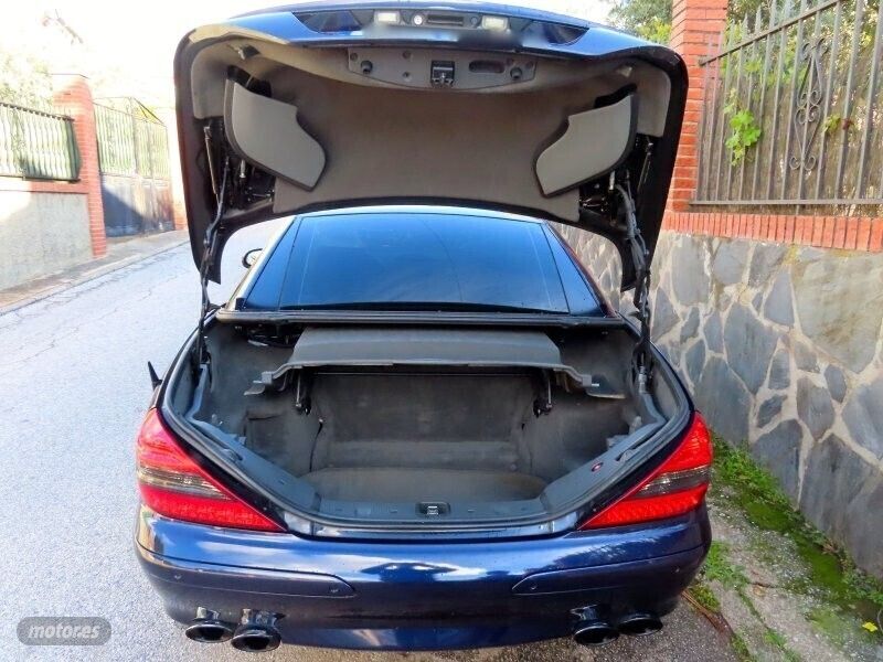 Usado Mercedes SL350 AMG 245 CV (180 kW) 2004 Azul Descapotable
