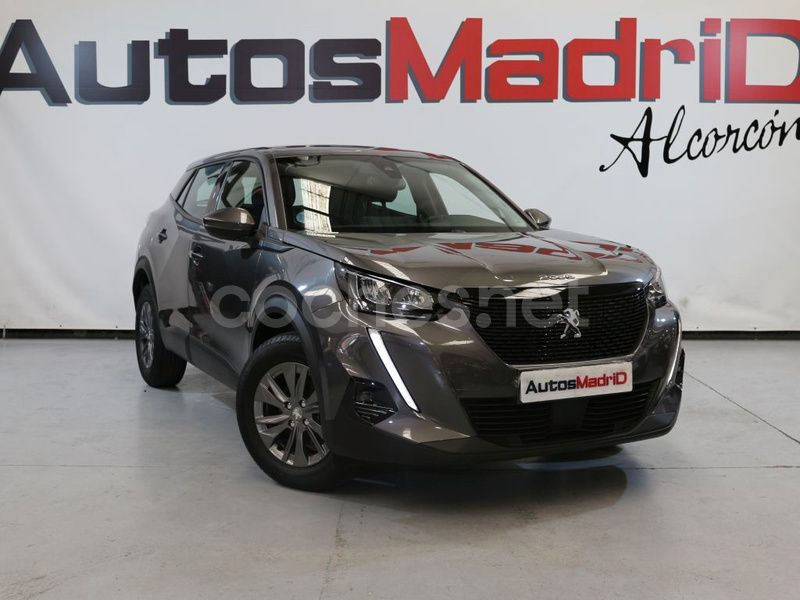 Gris Usado 2021 Peugeot 2008 Active SUV | 14.490 € (Precio justo) - Imagen 1/4