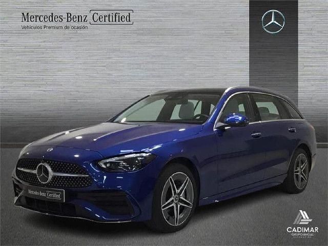 Azul Usado 2023 Mercedes C300e AMG line Familiar | 49.900 € (Un poco caro) - Imagen 1/4