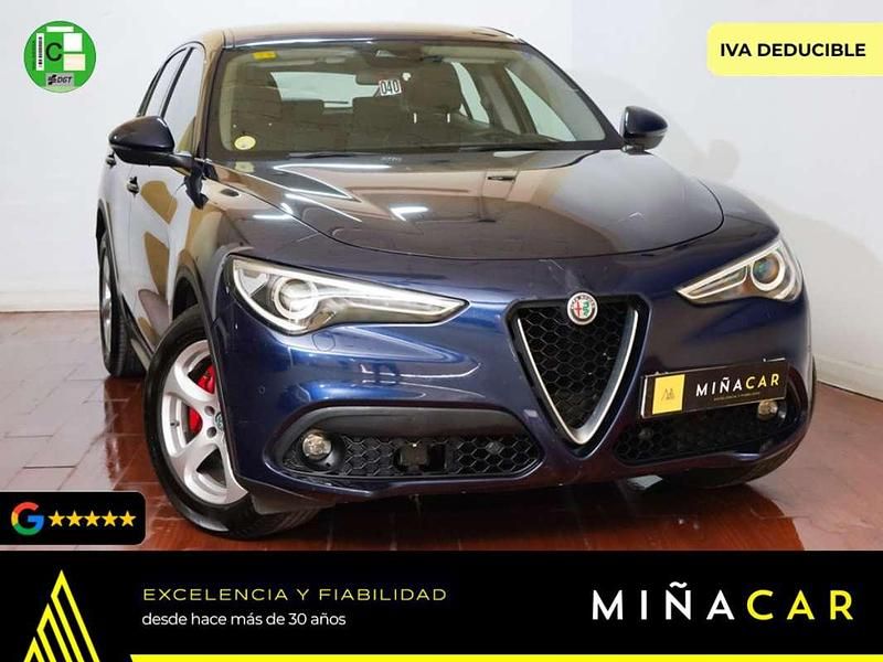 Azul Usado 2018 Alfa Romeo Stelvio Super SUV | 17.900 € (Precio justo) - Imagen 1/4
