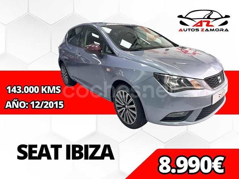 Azul Usado 2015 Seat Ibiza Style Berlina | 8990 € (Un poco caro) - Imagen 1/4