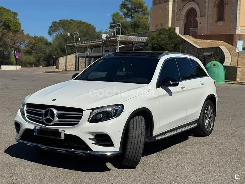 Usado Mercedes GLC220 170 CV (125 kW) 2015 Blanco SUV