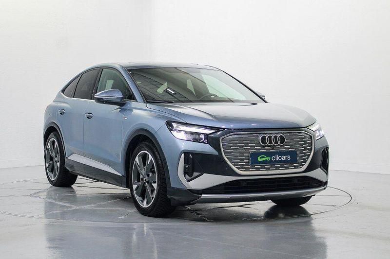 Usado Audi Q4 Sportback e-tron S-Line 219 kW (299 CV) 2023 Azul SUV