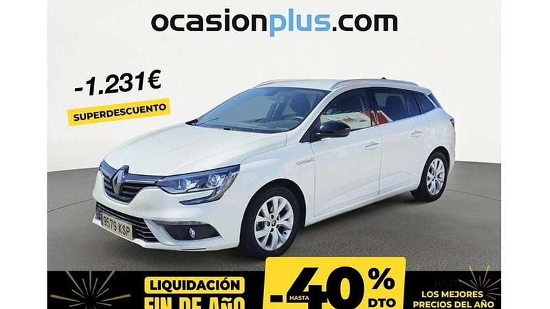Blanco Usado 2018 Renault Mégane GrandTour LIMITED Familiar | 12.319 € (Super precio) - Imagen 1/4