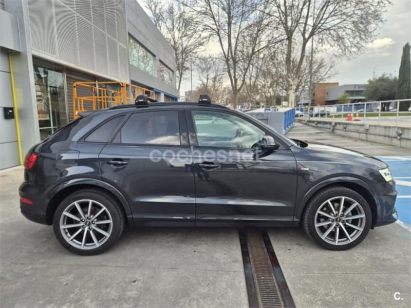Usado Audi Q3 S-Line 150 CV (110 kW) 2018 Negro SUV