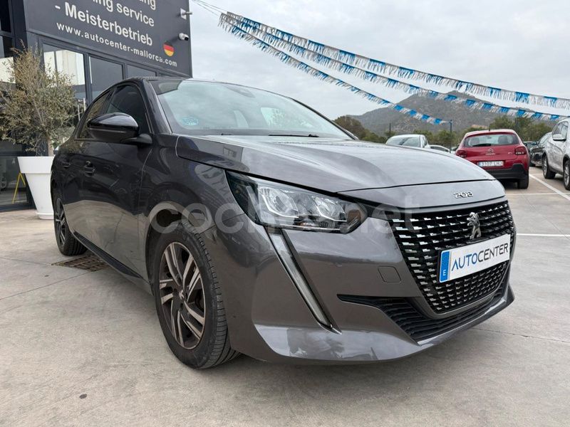 Gris / plata Usado 2022 Peugeot 208 Allure Utilitario | 13.800 € (Precio justo) - Imagen 1/4