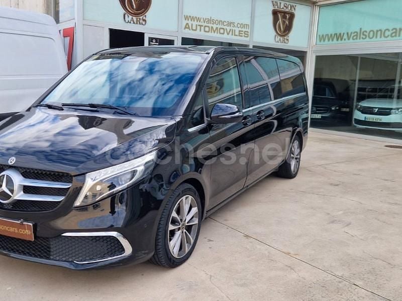 Negro Usado 2021 Mercedes V220 Avantgarde Monovolumen | 41.995 € (Precio justo) - Imagen 1/4