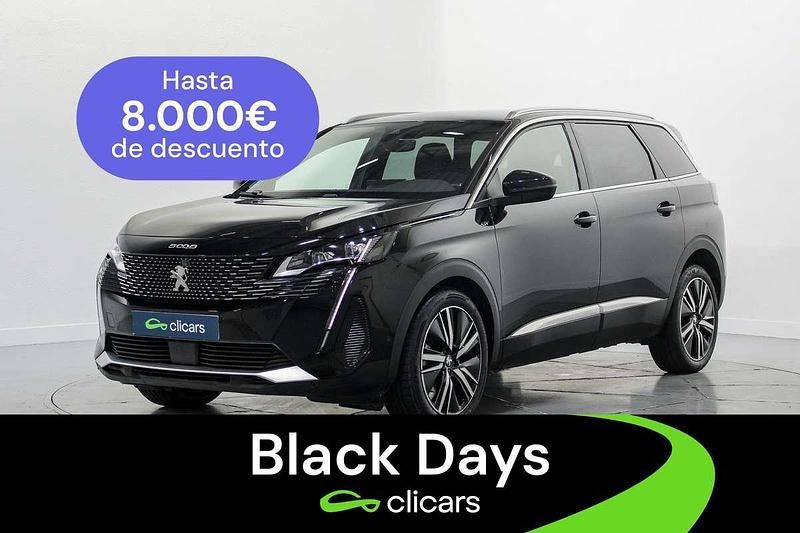 Negro Usado 2021 Peugeot 5008 GT SUV | 21.190 € (Super precio) - Imagen 1/4