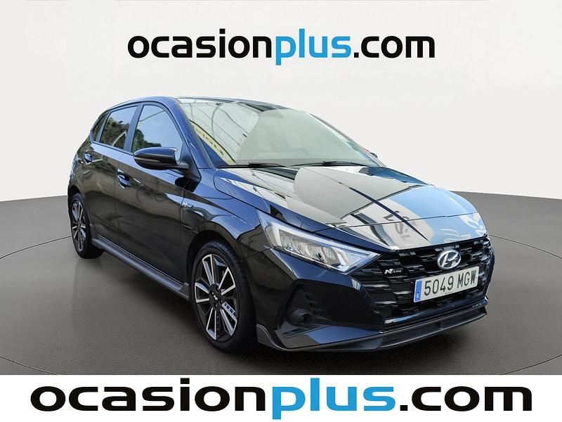 Usado Hyundai i20 N Line 101 CV (74 kW) 2023 Negro Utilitario
