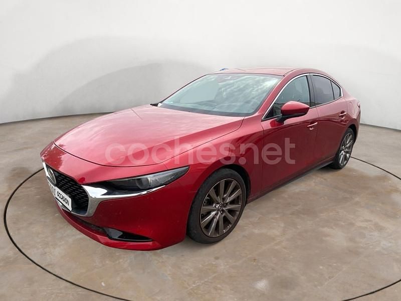 Rojo Usado 2019 Mazda 3 Berlina | 20.999 € (Un poco caro) - Imagen 1/4