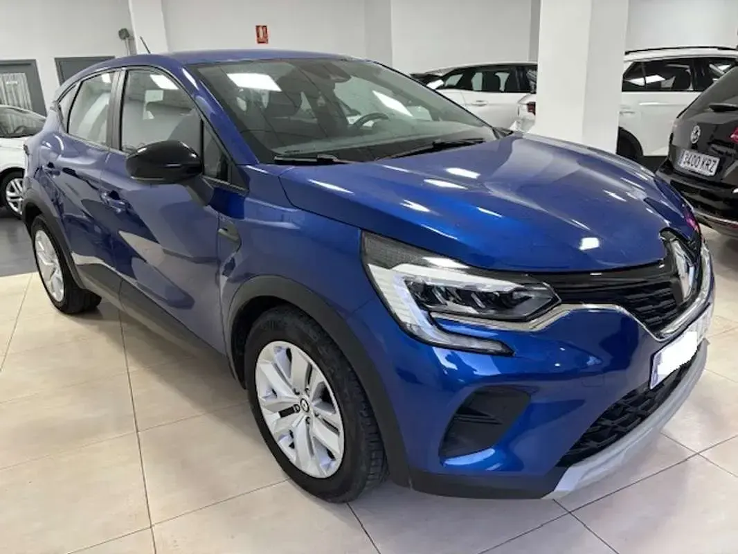 Usado Renault Captur Intens 91 CV (66 kW) 2022 Azul SUV