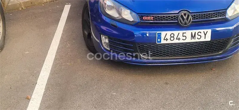 Usado VW Golf VI GTI 210 CV (154 kW) 2010 Azul Utilitario