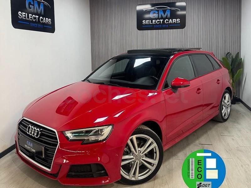 Usado Audi A3 S-Line 131 CV (96 kW) 2020 Rojo Berlina