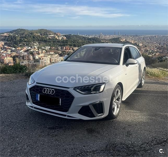 Usado Audi A4 S-Line 163 CV (119 kW) 2021 Blanco Familiar