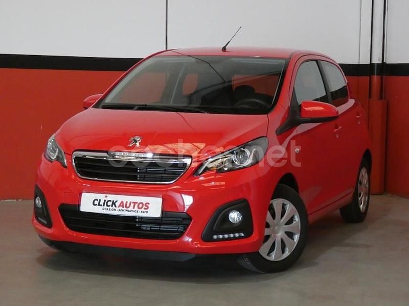 Rojo Usado 2021 Peugeot 108 Active Utilitario | 10.700 € (Precio justo) - Imagen 1/4