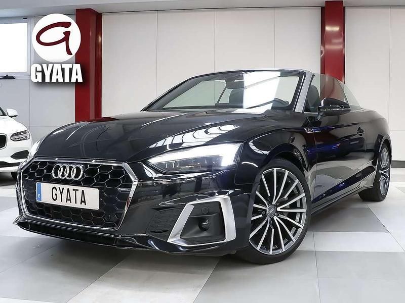 Negro Usado 2021 Audi A5 Cabriolet S-Line Descapotable | 36.990 € (Precio justo) - Imagen 1/4